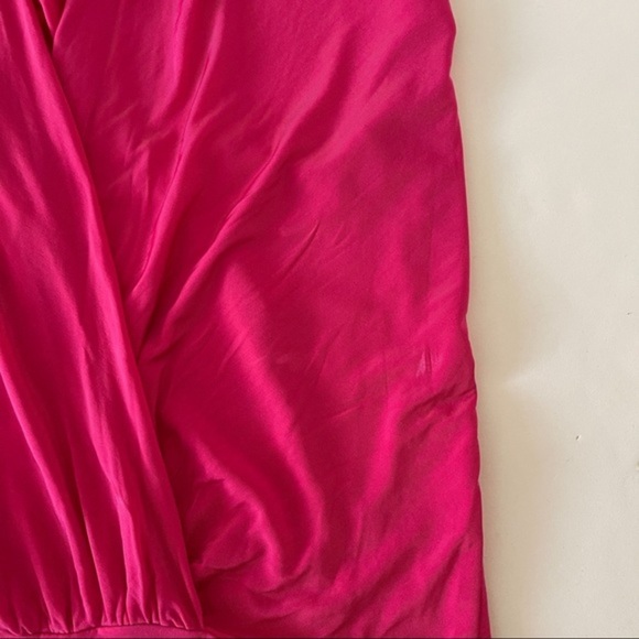 Guess By Marciano Pink Wide Open Neck Top - Picture 9 of 10